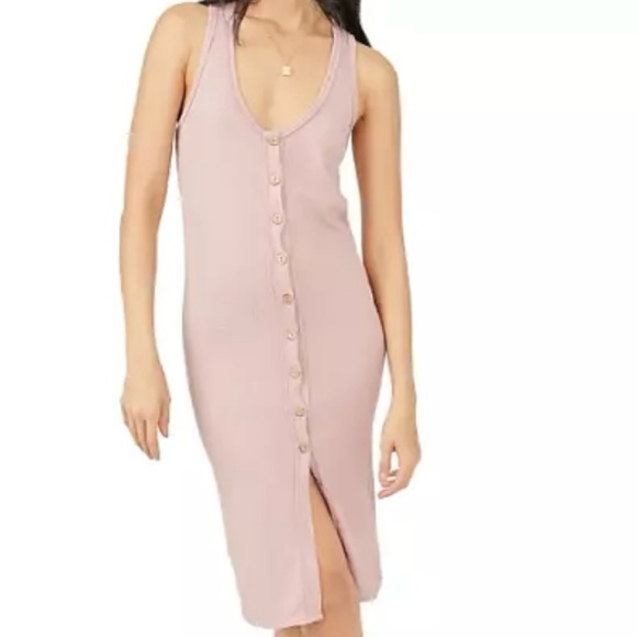 NWT Free People Size XS Gia Long Vest Lilac Wine Mauve Ribbed Sleeveless Boho - Picture 10 of 11